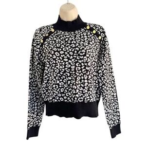 Michael Kors Black and White Sweater
